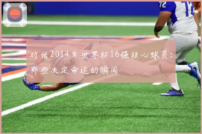 对话2014年世界杯16强核心球员:那些决定命运的瞬间